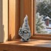 Flower Gnome Figurine, 3D Printed Small Gnome Garden Statue, Cute Dwarf Ornament for Yard, Lawn, Patio Decor