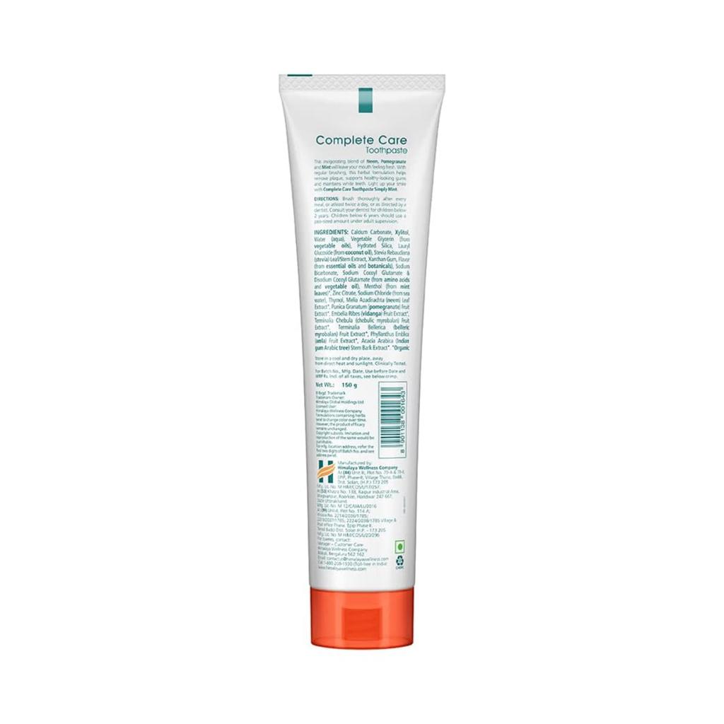 Himalaya Botanique Complete Care Toothpaste 150g, Mint | Protects teeth from Germs & Plaque, Freshens Breath