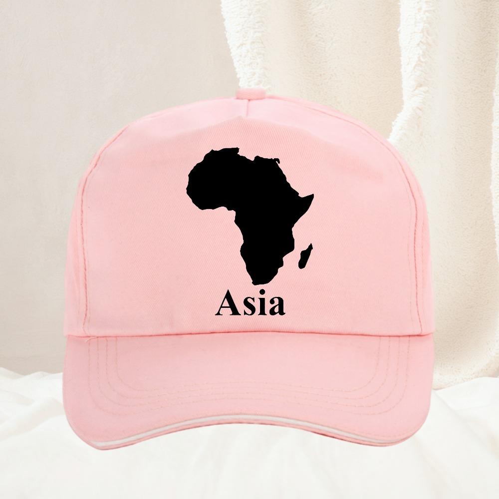 Unisex AFRICA ASIA HAT FUNNY PARODY MAP Women Cool Summer Adjustable Hat Baseball Cap Gift for Unisex