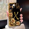 For Oppo Reno15 Pro Reno15 F Cases Luxury Rose 26 Letters Shockproof Silicone Cover For OppoReno15F Fundas OppoReno15 Pro Bumper