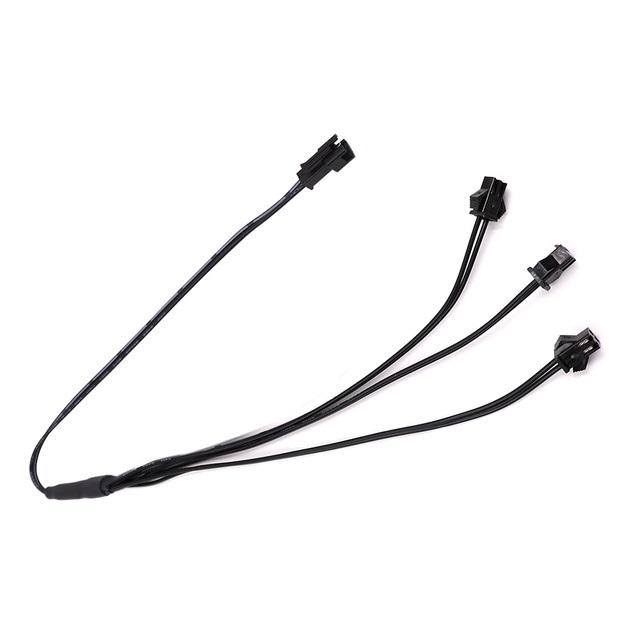 1 To 2/3/4/5/6/7 Splitter Connector For EL Wire Electroluminescent Light Conected With Inverter Cable LED Neon Light Wiring