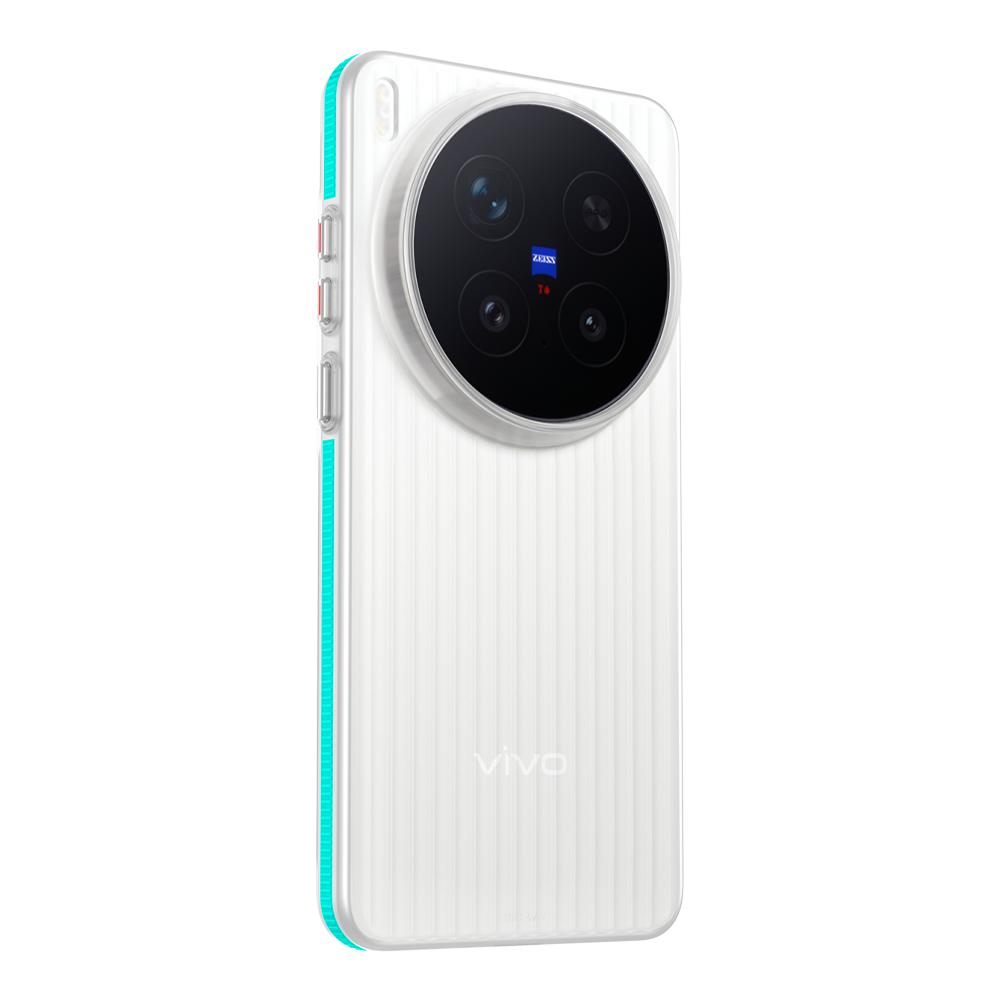 Роскошный Простой Гофрированный Чехол для Багажа и Телефона Для Vivo X300 Ultra X300 Pro X300 Жесткий ПК Полупрозрачный Ударопрочный Защитный Тонкий Чехол