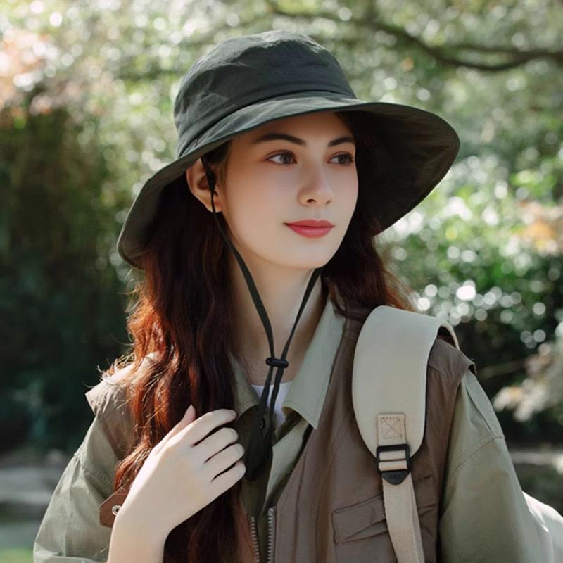 Женская летняя солнцезащитная шляпа от УФ-лучей, водостойкая, легкая, дышащая кепка, складная, портативная для пеших прогулок на природе