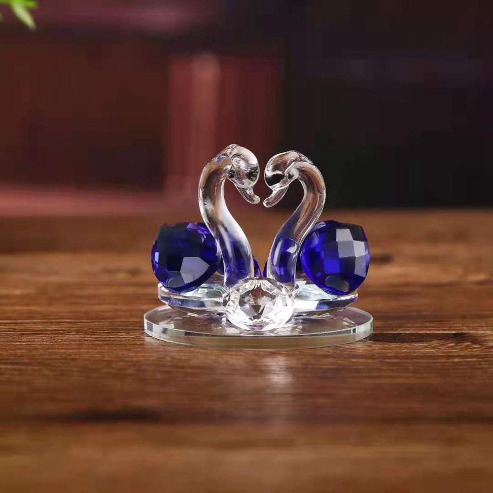 Автомобильные духи, сиденья, свадебные аксессуары для автомобиля, украшение в виде животного, хрустальный лебедь, фигурка лебедя