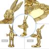 Современный поднос в форме кролика из смолы Многофункциональные органайзеры для украшений Серьги Настольная столешница Аксессуар для домашнего декора