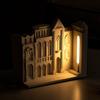 Cement Decor Table Lamp European Style Building Bedside Corner Atmosphere Lamp Designer Cute Birthday Gift Small Led Night Lamp