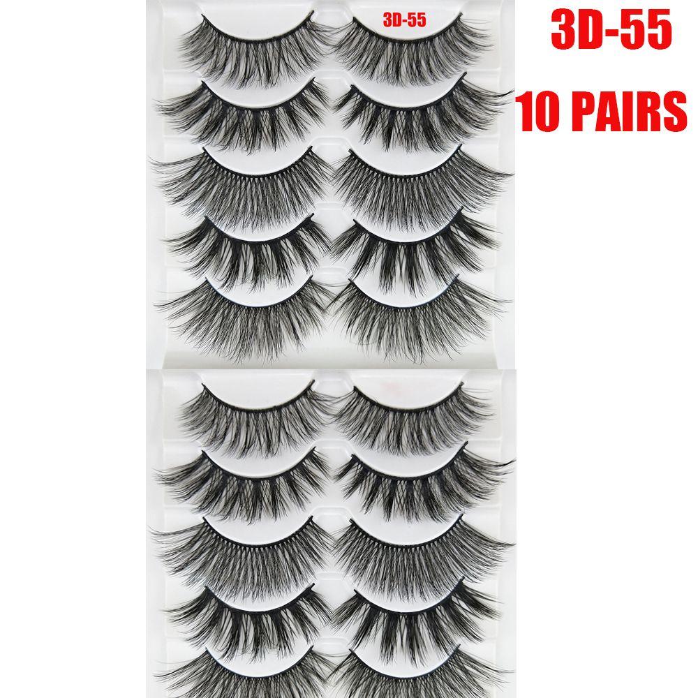 Mixed Styles Full Strips Wispy Fluffy Hair Crisscross Extension Tools False Eyelashes 3D Mink Hair