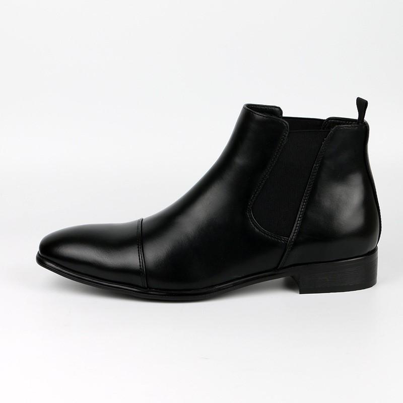 Plus-size Men's Shoes Vintage Chelsea Men's Boots Autumn Spring Men Ankle Boots D607