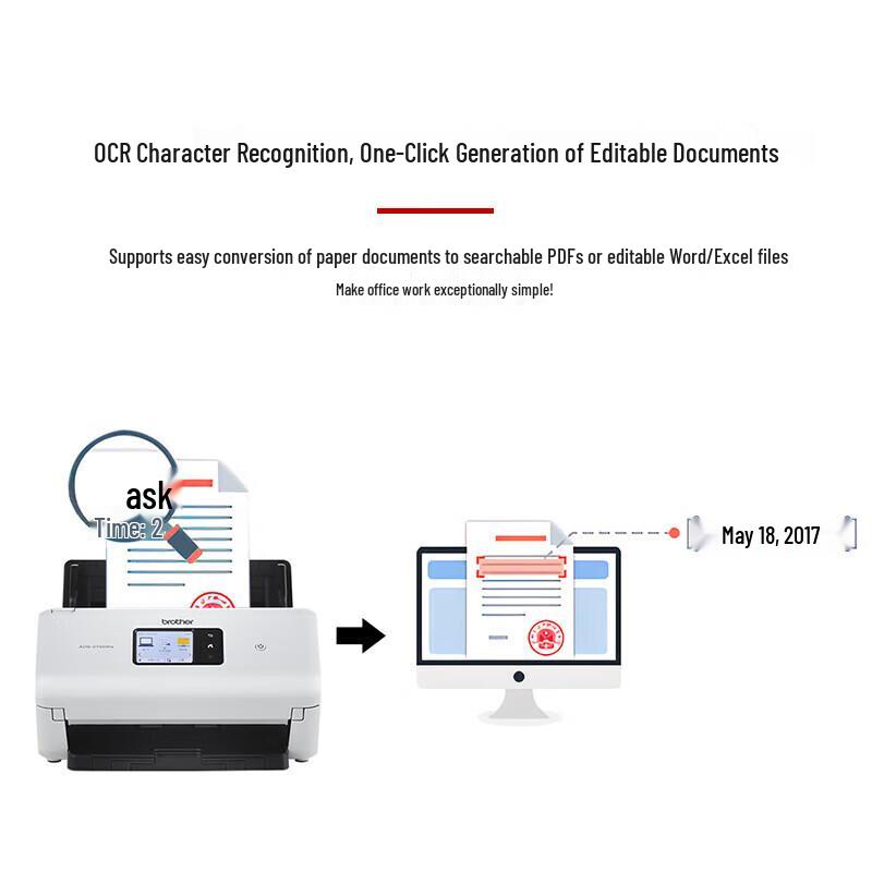 Brother ADS-2700We Document Scanner