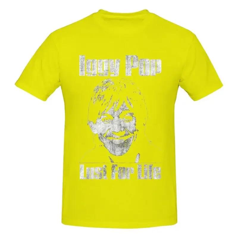 Игги Поп Lust For Life Мужская лицензионная футболка с рок-н-ролльной группой Stooges Футболка Футболка Поп Классика