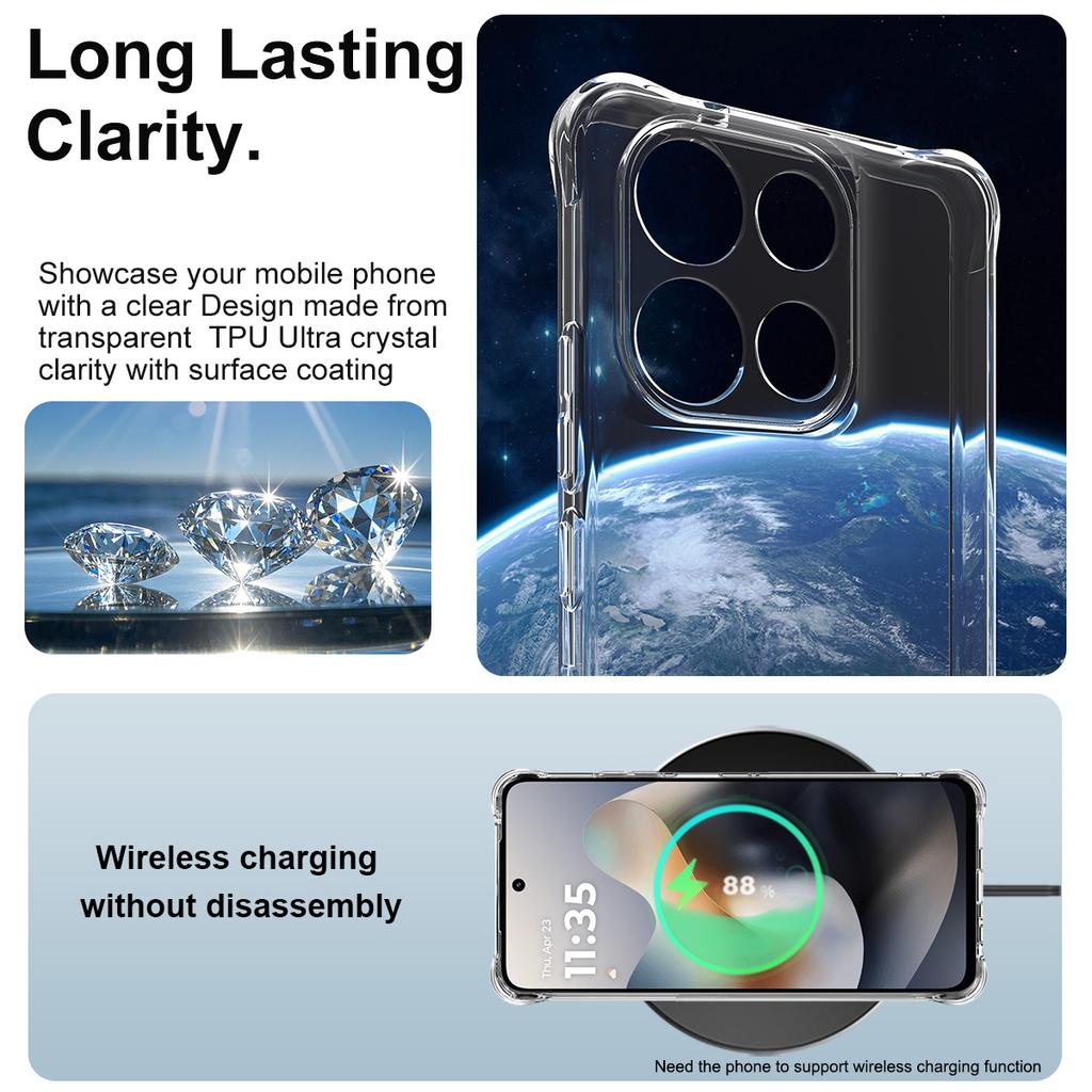 Для чехла для телефона Moto G86 5G IMAK Ударопрочный Мягкий чехол