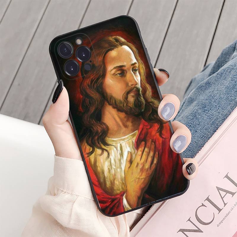 Чехол для телефона Jesus Christ God Bless You, силиконовый мягкий для iPhone 14 13 12 11 Pro Mini XS MAX 8 7 6 Plus X XS XR