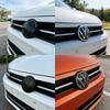 rsq1 VW Car Styling Front Logo Grille Badge Trunk Badge Car Replacement Accessories For Volkswagen Polo 2019 2020 2021 2022 2023 2024