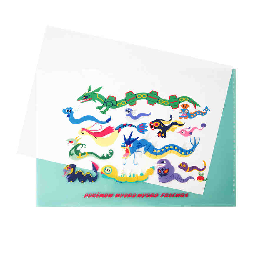 [Pokemon] Pokemon Center A4 Clear File: Winding Pokemon Friends