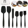 6 Pieces Silicone Spatula Set Food Grade Non Stick Heat Resistant Spatulas Turner for Cooking Baking Mixing Baking Tools