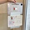 Чехол для iPad Pro 13 дюймов Air 8 Mini 10-го поколения с рисунком кролика Миффи на траве, с подставкой, противоскользящий, боковой, защелкивающийся