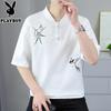 Мужская новая футболка с коротким рукавом из смесовой льняной ткани в китайском стиле