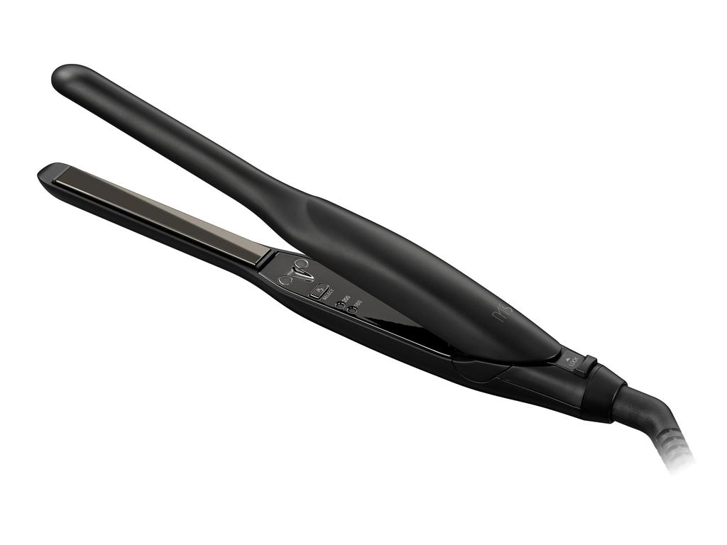 Koizumi Hair Negative 12mm Wide International Voltage Temperature Black Straightener, Ion, M's Series, Plates, Compatible, 2-Stage Control, KMC-8310/K