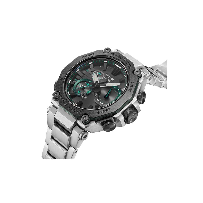 Casio G-SHOCK серия MTG классический модный тренд водонепроницаемые солнечная батарея кварцевый механизм стальной браслет японские и корейские часы мужские MTG-B2000XD-1APR