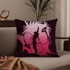 Anime S-Saint S-Seiya Pillow Case Anti-dustmite Pillowcase Invisible zipper silky short plush Sofa cushion cover