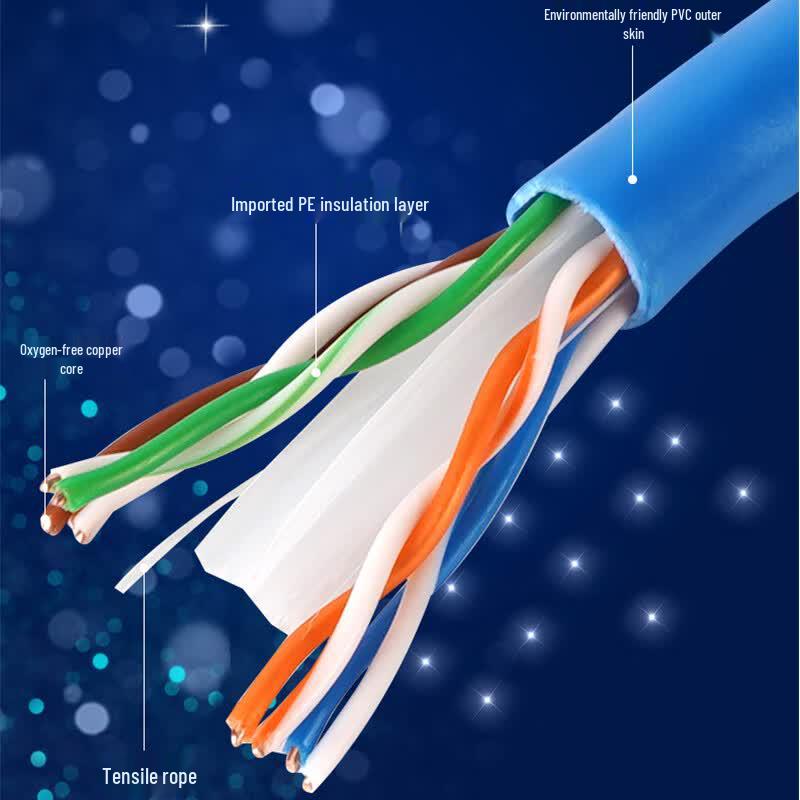 SuKuo Cat6a CCA Gigabit POE Ethernet Cable, 300m