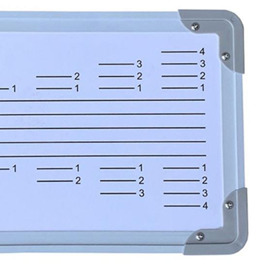Yousheng Double-Sided Magnetic Music Staff Whiteboard High Low Notes Teaching Aid Mini Dry Erase Board Students Teachers Music Classroom Supplies