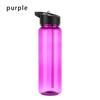 750ml Sport with Straw Leakproof Drinking Cup Food Degree Plastic Water Bottles Clear