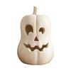 Decorative Autumn Accents Pumpkin Lantern Ornament, Resin Hollow Tabletop Figurine, Fall Indoor Mantel Decor Table Centerpieces for Halloween