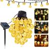 Светодиодные солнечные гирлянды для свадьбы, рождественской вечеринки, патио, газона, сада, декоративная лампа, водонепроницаемое ландшафтное декоративное освещение