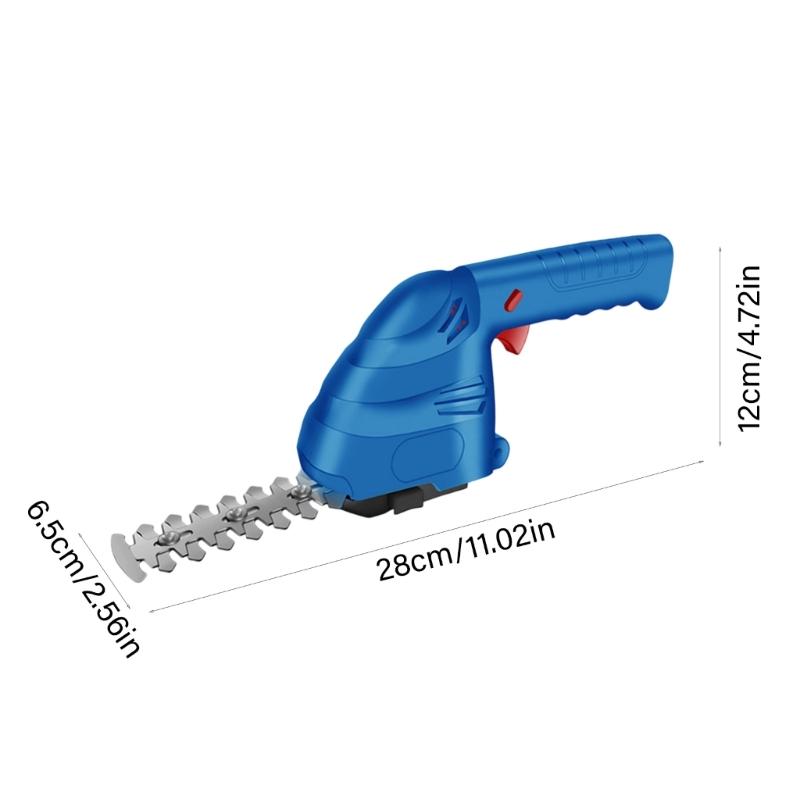 Professional Wireless Garden Shears Trimmer Twin Function Quiet Motor Lightweight Body Elderly Friendly Yard Tool