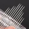 12/6pcs Blind Sewing Needles for Elderly Stainless Steel Big Hole Self Threading Needles DIY Beading Household Sewing Tools