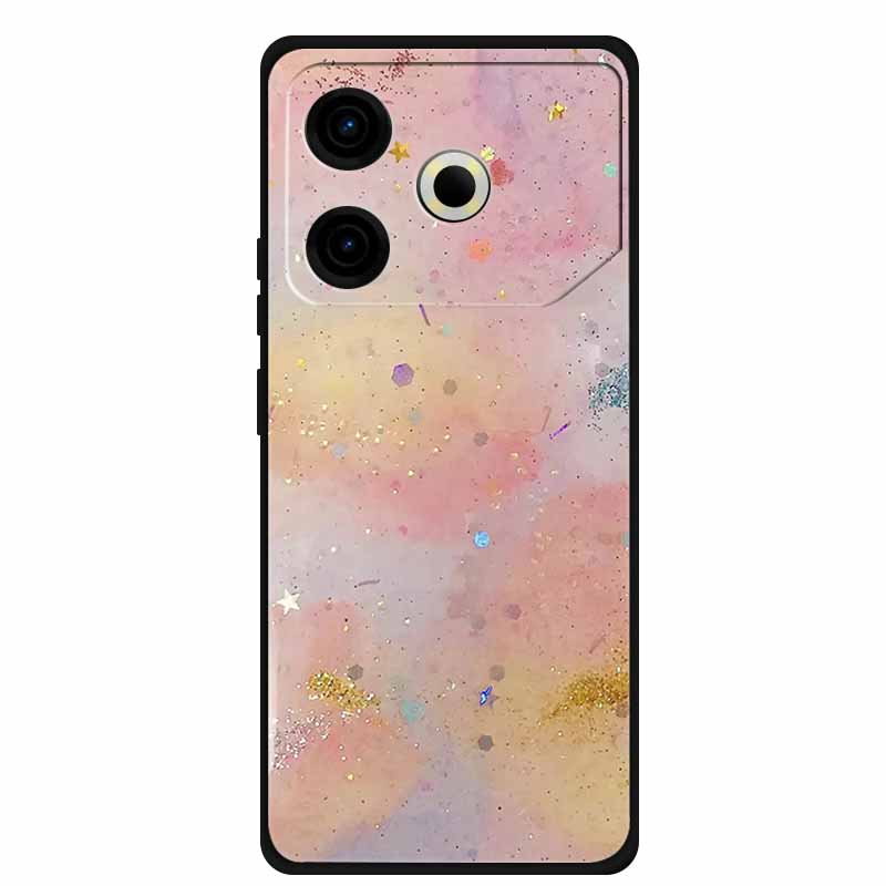 Чехол для телефона Tecno Pova6 Neo, задняя крышка из ТПУ для Pova 6 Neo, цвет мрамора, мягкий чехол, защитный Funda, роскошный силиконовый корпус
