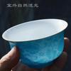 Крышка-пиала с цветами, фарфоровый чайный набор Jingdezhen, ручная роспись, набор для кунг-фу, пиала с цветной крышкой, пиала для чая