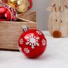 6cm Gold Red Baubles 24pcs Christmas Tree Ornaments Holiday Decorations