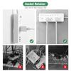 FONKEN Socket Retainer Adhesive Fixer Strip Holder Insert Type Removable For Wall-Mounted Router Rack