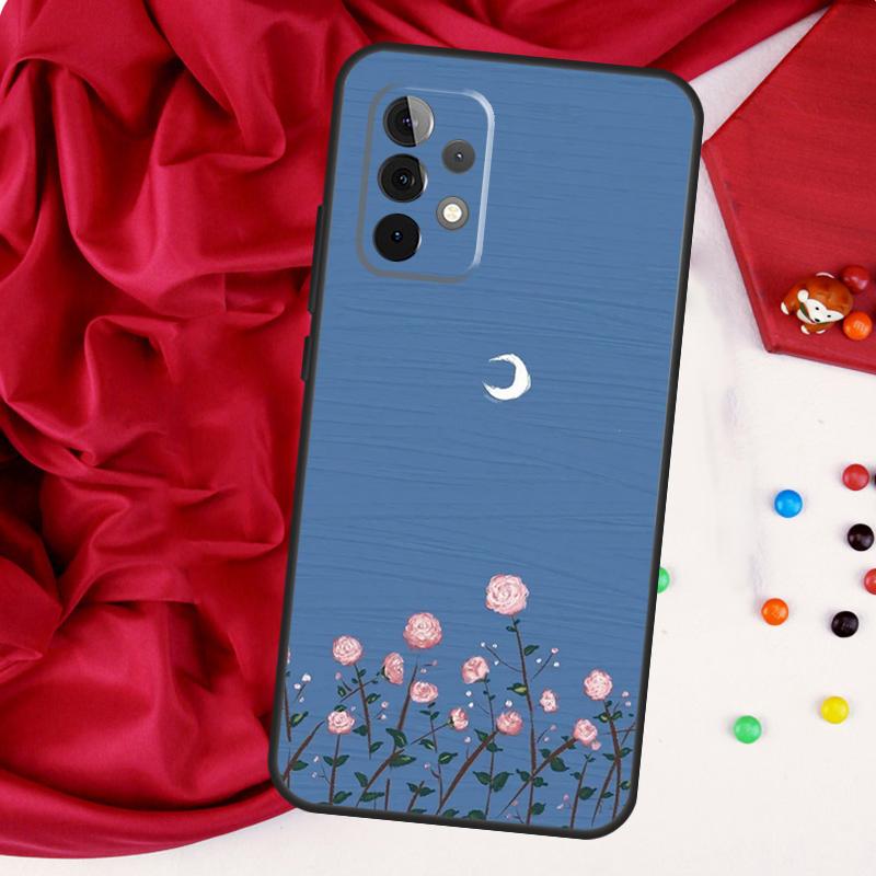 Корейский закат Для Samsung Galaxy A26 A05 A06 A16 A54 A34 A14 A22 A32 A52 A55 A35 A15 A53 A13 A56 A36 Чехол