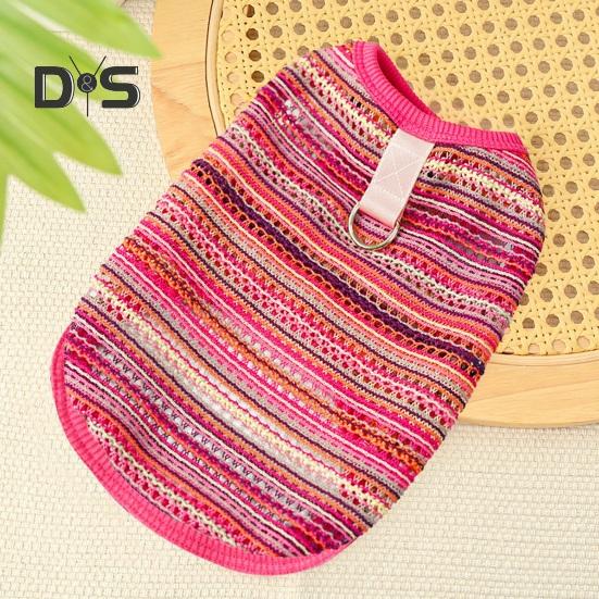 Футболки для собак, летняя безрукавка для домашних животных, дышащая, полая, охлаждающая одежда, одежда для домашних животных для маленьких собак и кошек