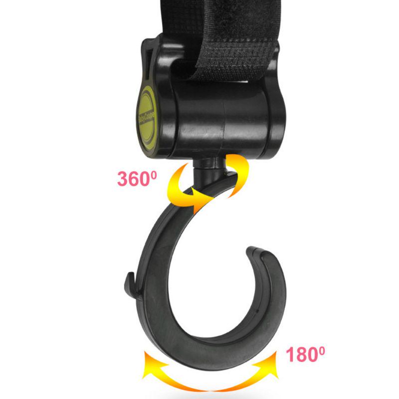 Крючок для детской коляски Многофункциональный 360 Корзина Ремешок Сумка Вешалка Аксессуары