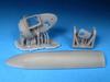 Barracuda Studios de Havilland Mosquito B Большой бомболюк закрытый Пластиковые детали модели BRAR72531 1/72 Отсек Mk.XVI, (для Airfix) (Самолет)
