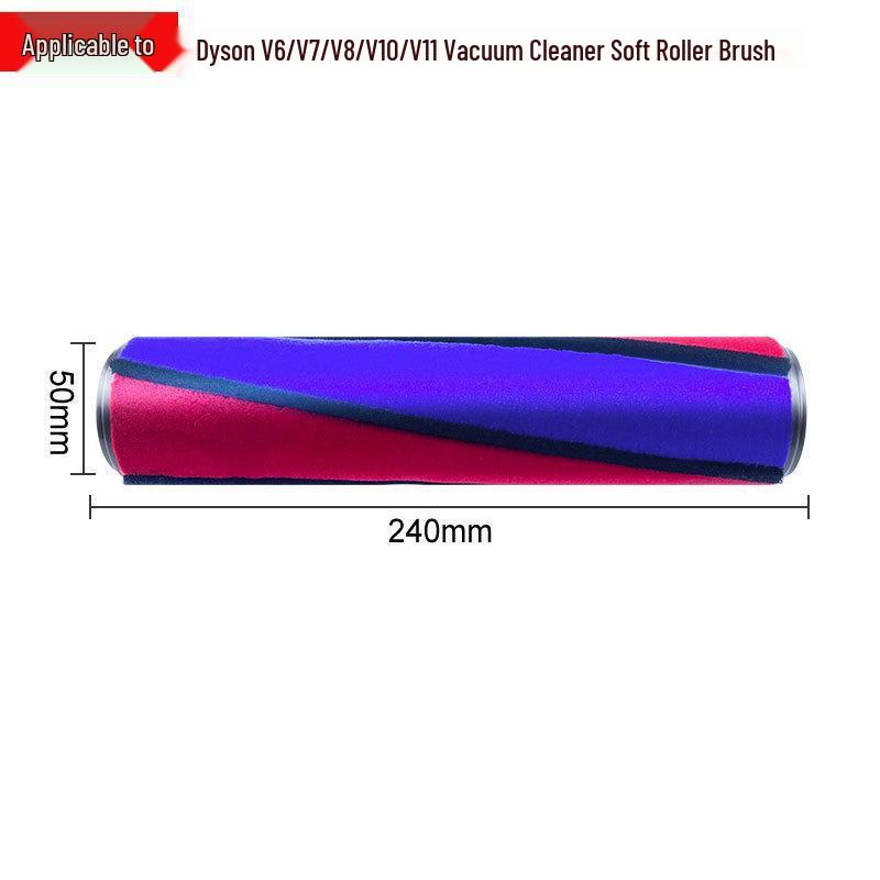 Совместимые аксессуары для пылесосов Dyson: Мягкая пушистая напольная щетка для моделей V7, V8, V10, V11 и V15.
