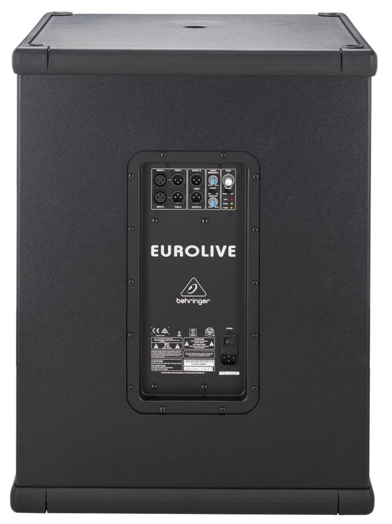 Behringer Активный сабвуфер Turbosound Woofer 3000 Вт Усилитель класса D B1800XP Черный 18"