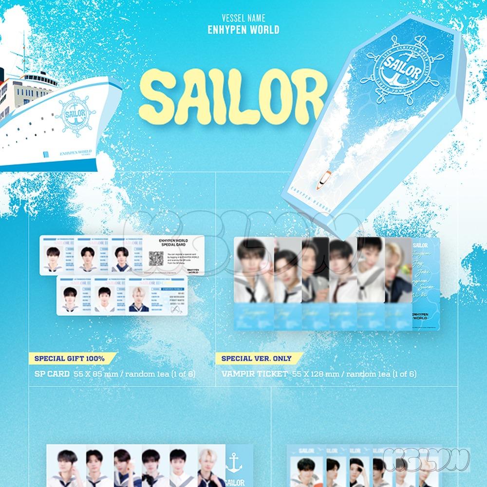 [Предзаказ] ENHYPEN [КОЛЛЕКЦИЯ КАРТ WORLD COUPON] SAILOR SPECIAL ver Официальные K-POP Товары