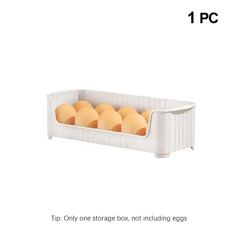 Пластиковый поддон для яиц на боковой двери холодильника, сохраняющий свежесть, многослойная стойка для хранения яиц, специальный экономящий место держатель для яиц на кухне