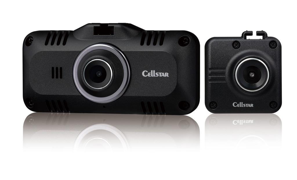 CELLSTAR Drive Recorder 2 Front and Rear Cameras 2 Million Million Pixels FullHD HDR STARVIS with microSD Parking Monitoring Function Safe Driving