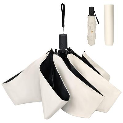 JUUE UV Heat Light One Touch Автоматический складной 6 углеродного волокна 280T Супер Вода для солнечной и дождливой погоды Складной УФ-зонт, 99,99% защиты,