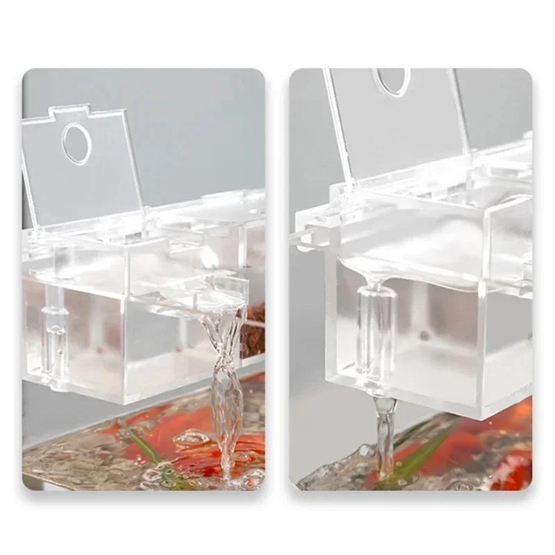 Фильтр 3-в-1 Водопад Аквариум Черепаха Аквариум Настенный Встроенный Бесшумный Фильтр Коробка Циркуляция Воды Очиститель Воды