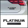 PLATINUM VVEL DIG Наклейка-декаль на багажник Эмблема Значок Стайлинг Логотип на крыло Для Patrol Armada Y62 1 комплект