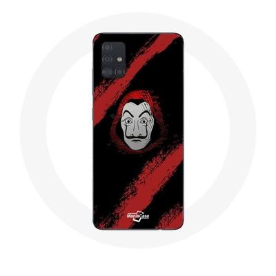 Coque Pour Samsung Galaxy A71 La Casa De Papel Masque Peinture