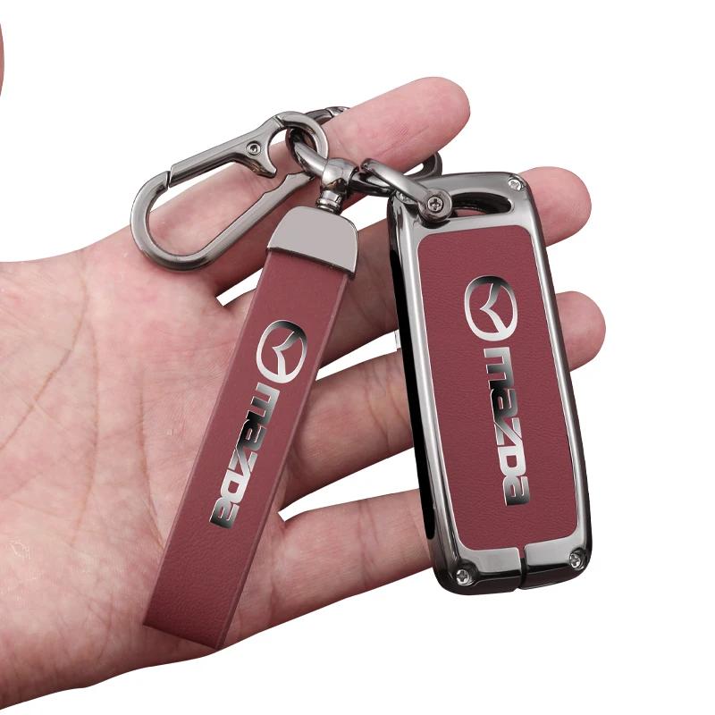 Car Key Full Cover Case Holder Shell For Mazda 2 3 5 6 BL BM GJ Atenza Axela Demio CX-3 CX3 CX-5 CX5 CX7 CX-7 CX-9 CX8 Accessory BM7