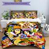 3pcs The Evil Queen Snow White and the Seven Dwarfs Quilt Cover Set (1 Quilt Cover + 2 Pillowcases Without Pillow Core), High-Definition Printing